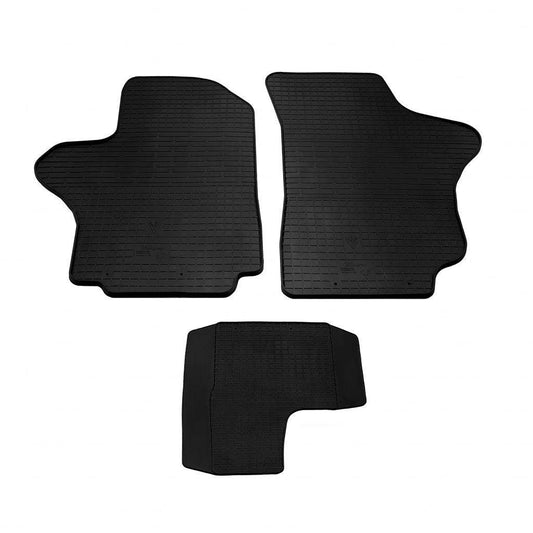 Rubber mats (3 piece set, Premium Stingray) for Hyundai H200, H1, Starex 1998-2007 - Reelken Auto