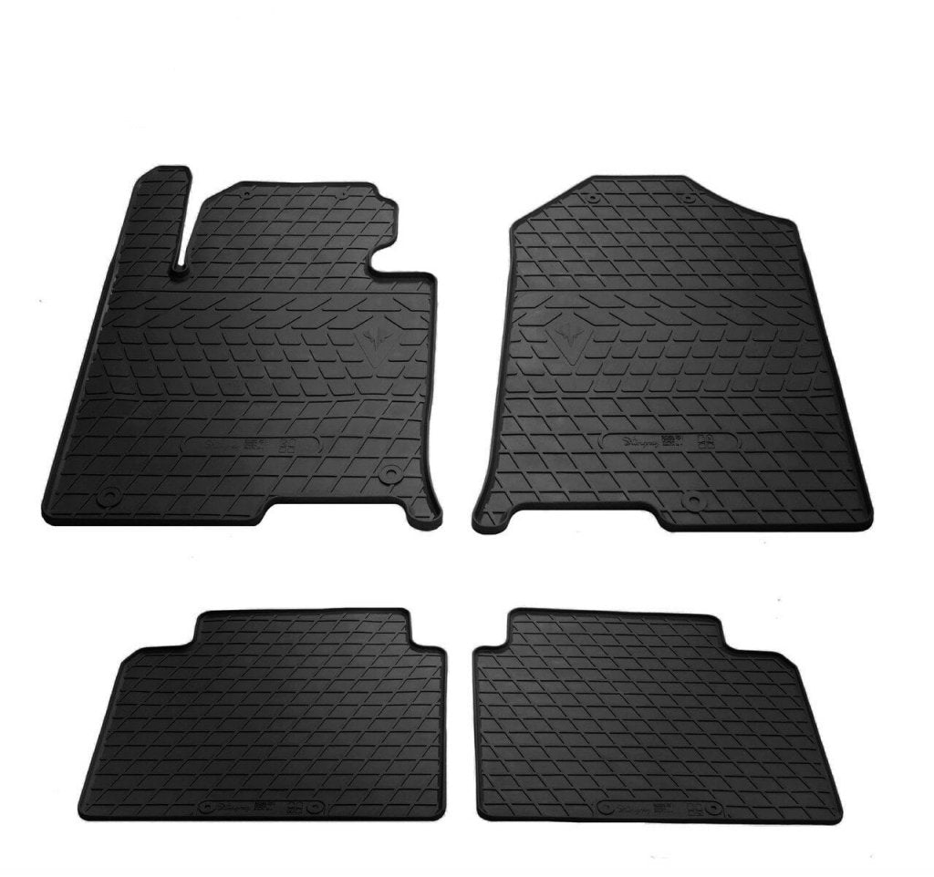Rubber Floor Mats (4 pcs, Stingray Premium) for Hyundai Sonata LF 2014-2019 - image 1