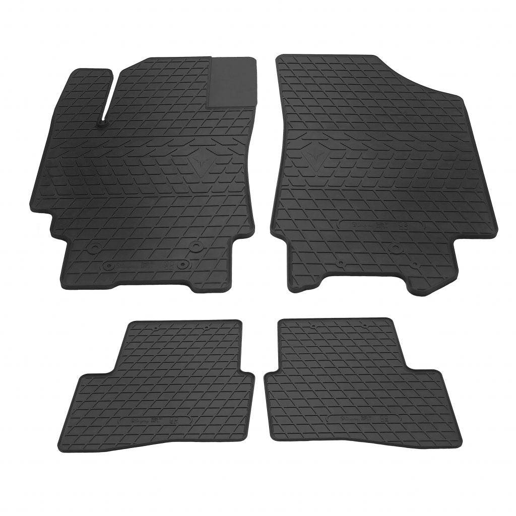 Rubber mats (4 PCs, Premium Stingray) for Hyundai Creta 2014-2020 - Reelken Auto