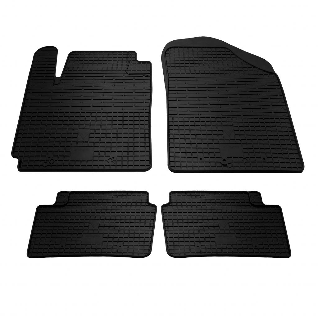 Rubber Floor Mats (4 pcs, Stingray Premium) for Hyundai I-10 2014-2017 - image 1