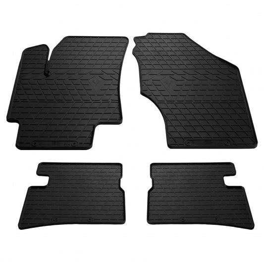 Rubber Floor Mats (4 pcs, Stingray Premium) for Kia Rio 2005-2011 - image 1