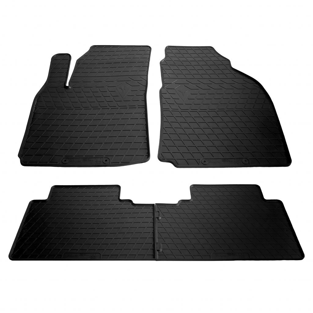 Rubber Floor Mats (4 pcs, Stingray Premium) for Hyundai Matrix 2001-2010 - image 1
