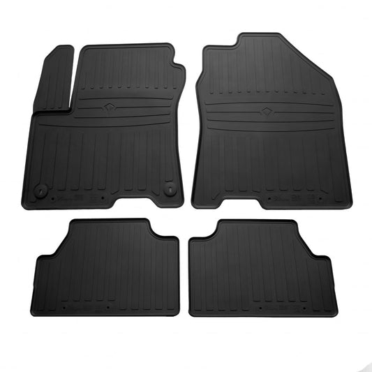 Rubber Floor Mats Electric (4 pcs, Stingray Premium) for Hyundai Kona 2017-2023 - image 1