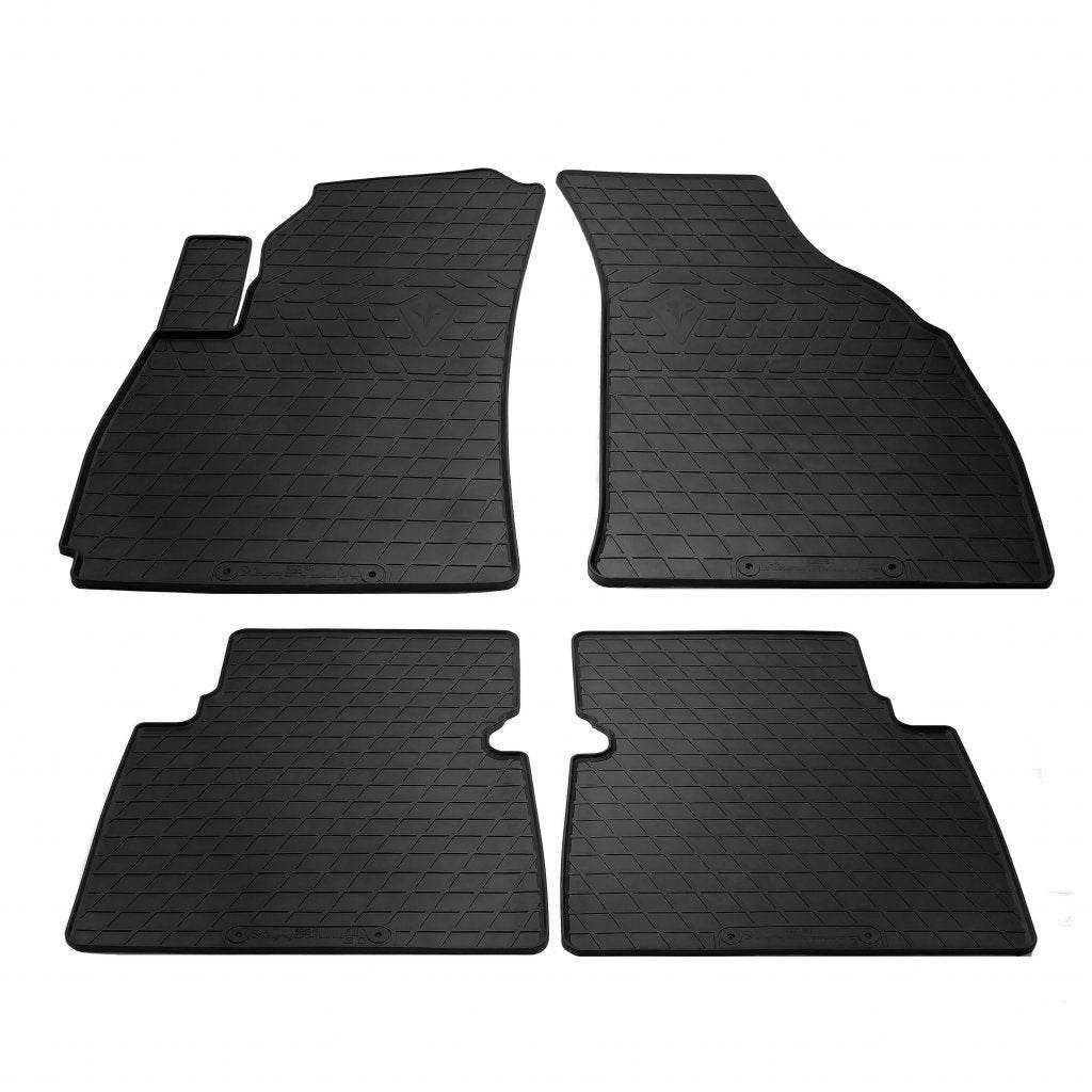 Rubber mats (4 PCs, Premium Stingray) for Hyundai Santa Fe 1 2000-2006 - Reelken Auto