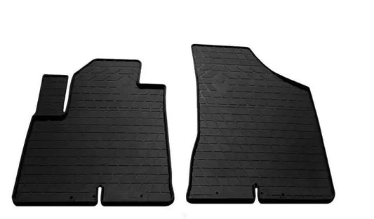 Front rubber floor mats 2006-2010 (2 pcs, Stingray Premium) for Hyundai Santa Fe 2 2006-2012 - image 1