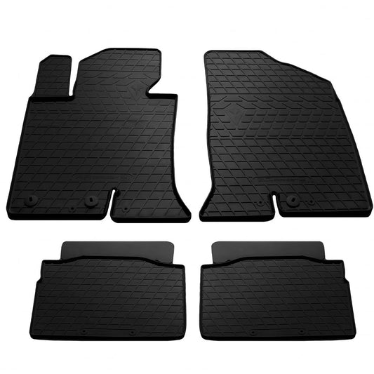 Rubber Floor Mats (4 pcs, Stingray Premium) for Hyundai Sonata NF 2004-2009 - image 1