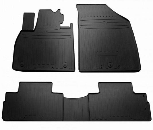 Rubber mats (4 pcs, Stingray Premium) for Kia Telluride - Reelken Auto