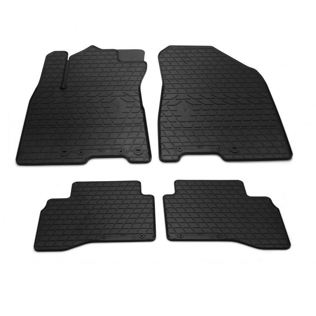 Rubber Floor Mats (4 pcs, Stingray Premium) for Kia Niro 2016- - image 1