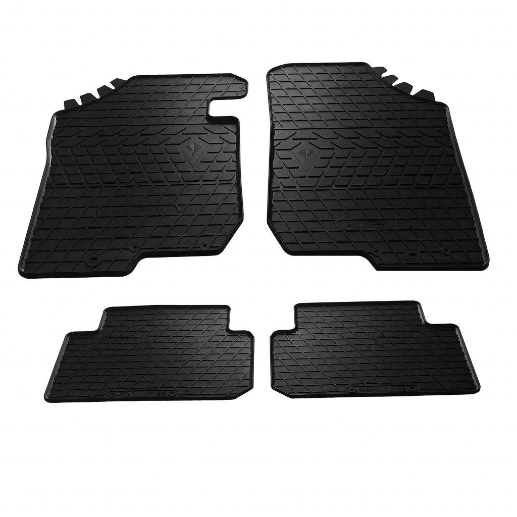 Rubber mats (4 PCs, Premium Stingray) for Kia Carens 1999-2012 - Reelken Auto