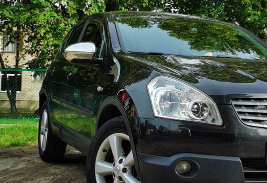 Covers for mirrors (2 pieces, layer.) for Nissan Qashqai 2007-2010 - Reelken Auto