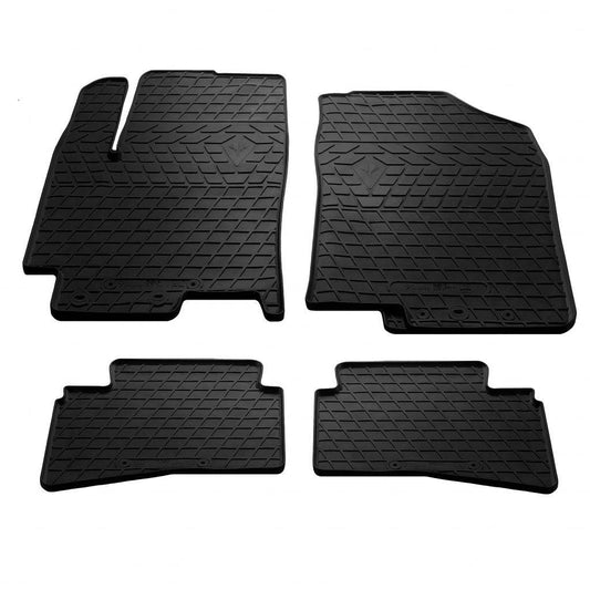 Rubber mats (4 PCs, Premium Stingray) for Kia Rio 2017↗ - Reelken Auto