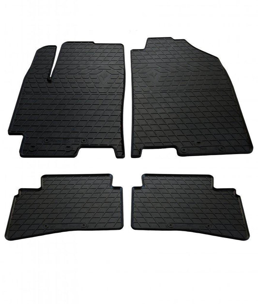 Stingray floor mats (4 piece, rubber) for Kia Stonic 2017- - Reelken Auto