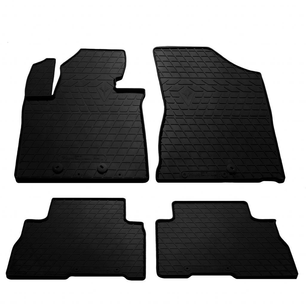 Rubber Floor Mats 2012-2014 (4 pcs, Stingray Premium) for Kia Sorento II XM 2009-2014 - image 1