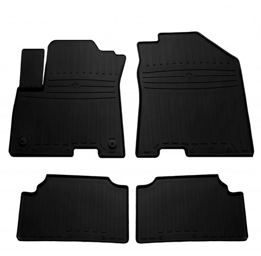 Rubber floor mats for EV (4 pcs, Stingray Premium) for Kia Niro 2016–2021 - image 1