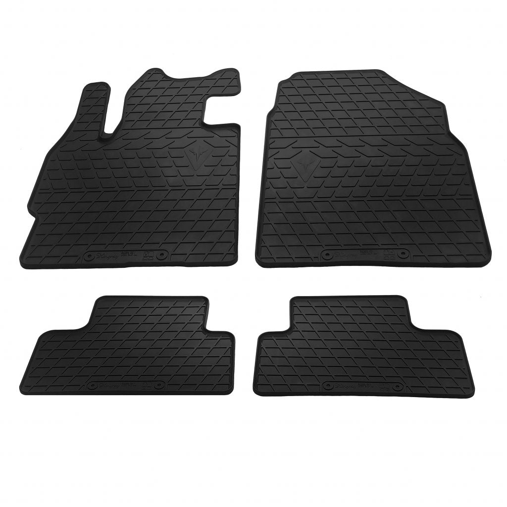 Rubber Floor Mats (4 pcs, Stingray Premium) for Mazda CX-7 2006-2012 - image 1