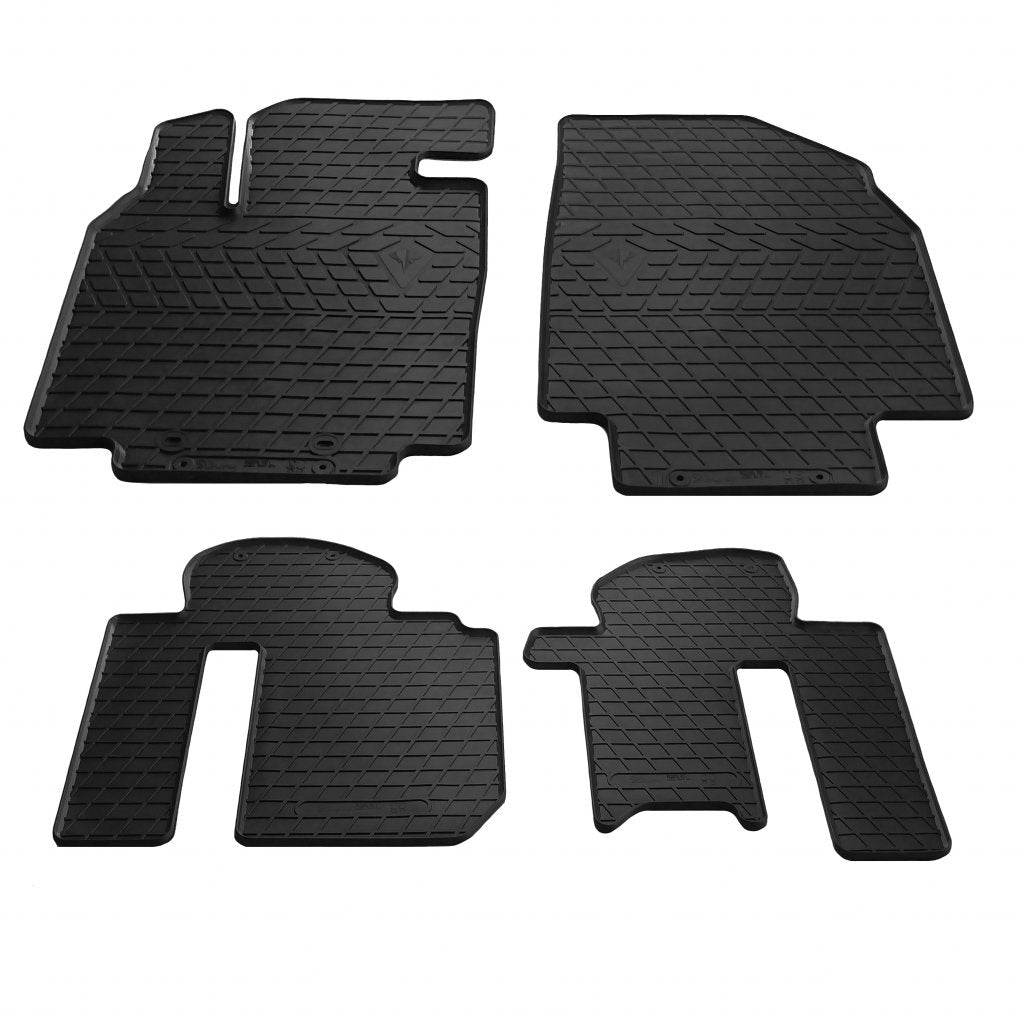 Rubber mats (4 PCs, Premium Stingray) for Mazda CX-9 2007-2016 - Reelken Auto