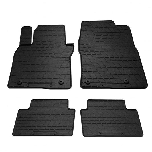 Rubber mats (4 PCs, Premium Stingray) for Mazda 3 2019↗︎ - Reelken Auto