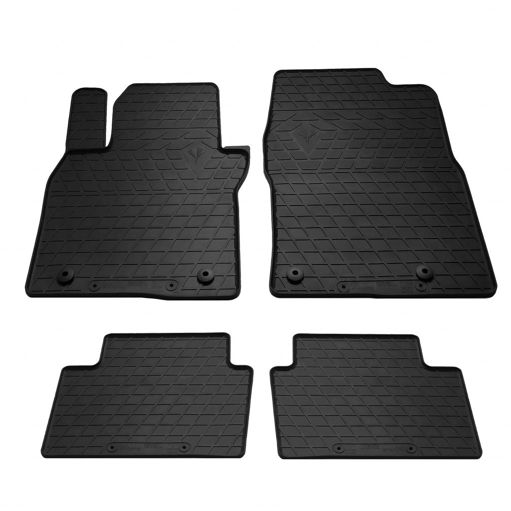 Rubber Floor Mats (4 pcs, Stingray Premium) for Mazda 3 2019- - image 1
