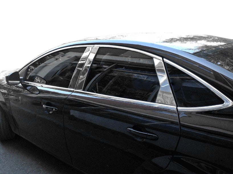 Stainless Steel Door Pillar Trim for Ford Mondeo 2014-2022 - image 1