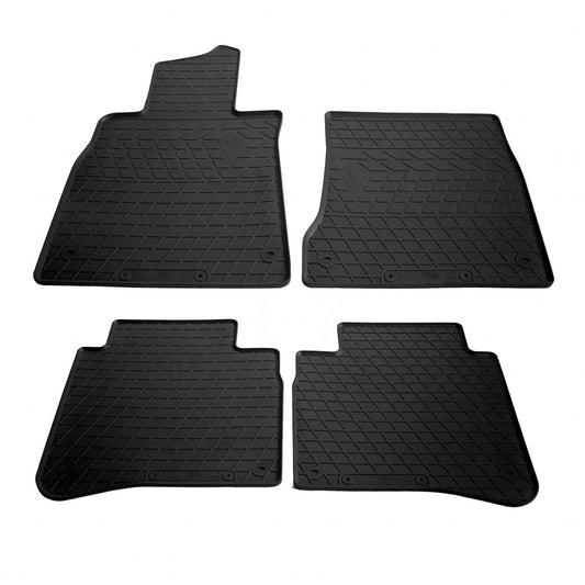 Rubber Floor Mats LONG (4 pcs, Stingray Premium) for Mercedes S-сlass W222 2013-2020 - image 1