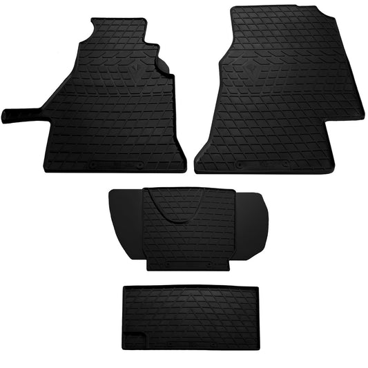 Rubber Floor Mats (3 pcs, Stingray) for Volkswagen LT 1995-2006 - image 2