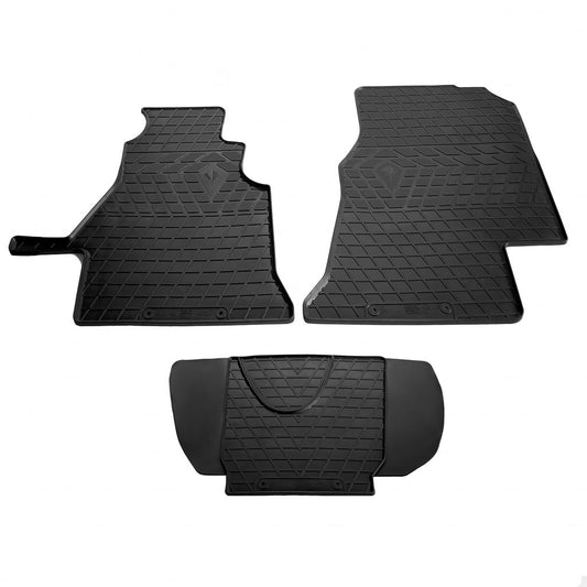 Rubber Floor Mats (3 pcs, Stingray) for Volkswagen LT 1995-2006 - image 1