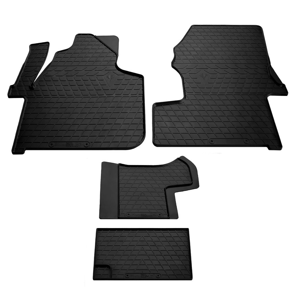 Rubber Floor Mats (3 pcs, Stingray) for Volkswagen Crafter 2006-2016 - image 3