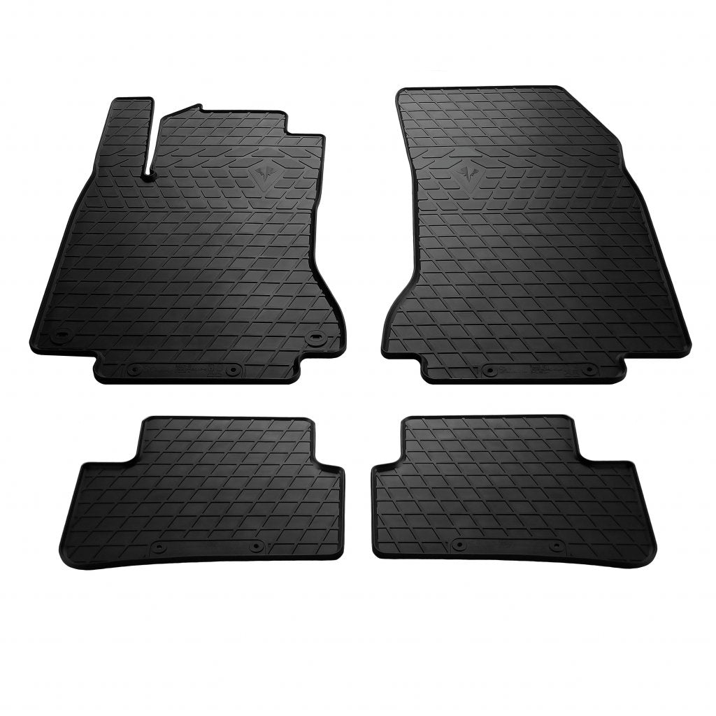 Rubber Floor Mats (4 pcs, Stingray Premium) for Mercedes B-class W246 2011-2018 - image 1