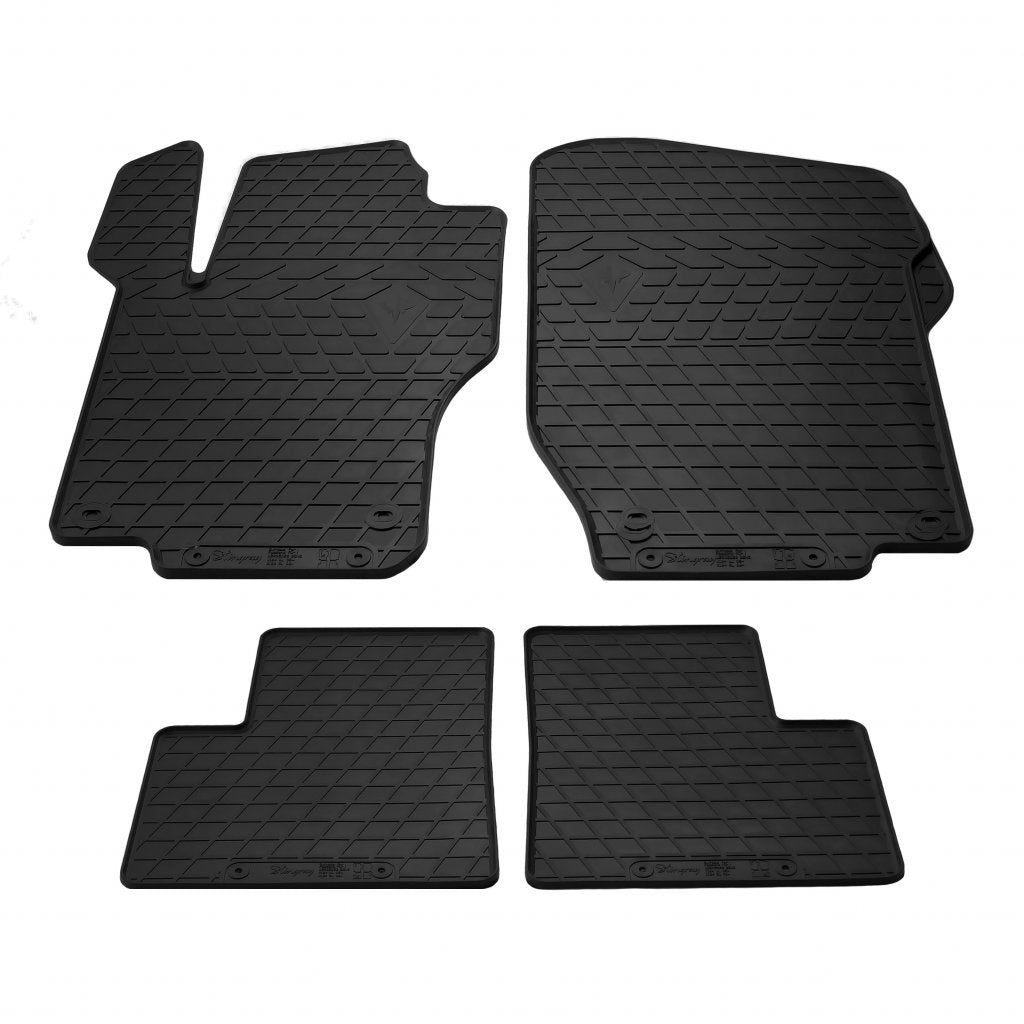 Rubber Floor Mats (4 pcs, Stingray Premium) for Mercedes GL сlass X164 2006-2012 - image 1