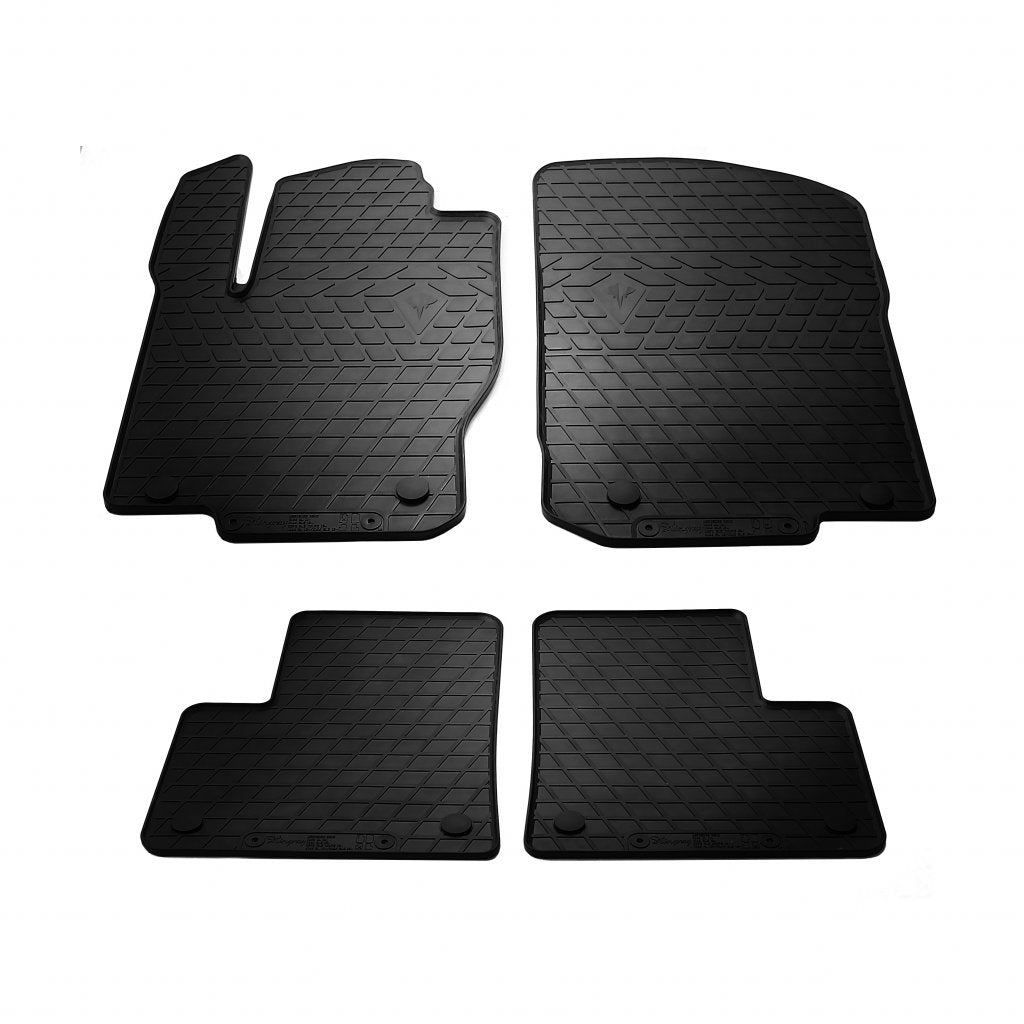 Rubber Floor Mats (4 pcs, Stingray Premium) for Mercedes GLE/ML сlass W166 2011-2018 - image 1