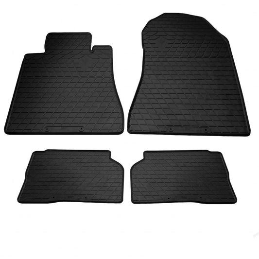 Rubber Floor Mats (4 pcs, Stingray Premium) for Mercedes S-сlass W140 1991-1998 - image 1