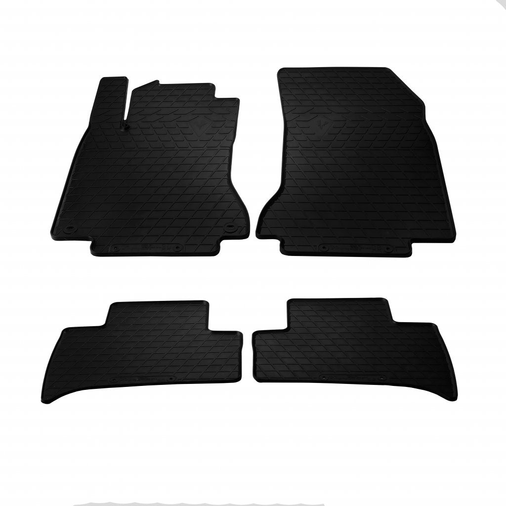 Rubber Floor Mats Electric Drive (4 pcs, Stingray Premium) for Mercedes B-class W246 2011-2018 - image 1