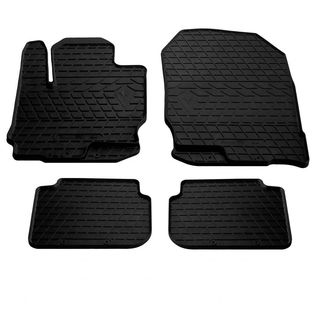 Rubber mats (4 PCs, Premium Stingray) for Mitsubishi Colt 2004-2012 - Reelken Auto