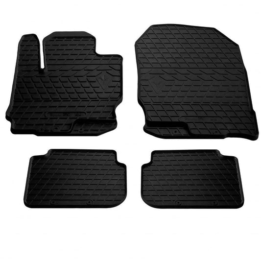Rubber mats (4 PCs, Premium Stingray) for Mitsubishi Colt 2004-2012 - Reelken Auto