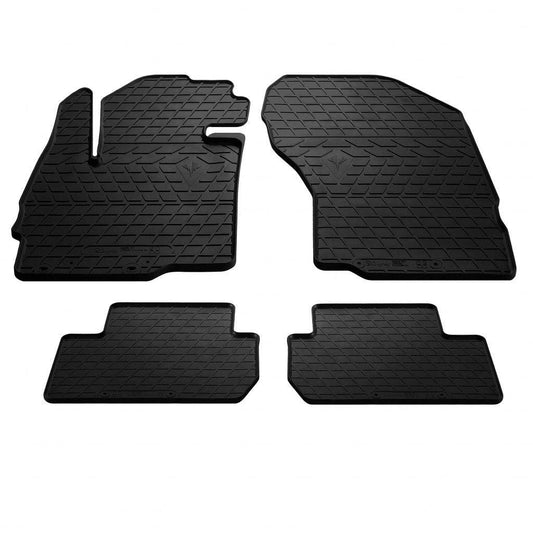 Rubber mats (4 pcs, Stingray Premium) for Mitsubishi Outlander 2012-2021 - Reelken Auto
