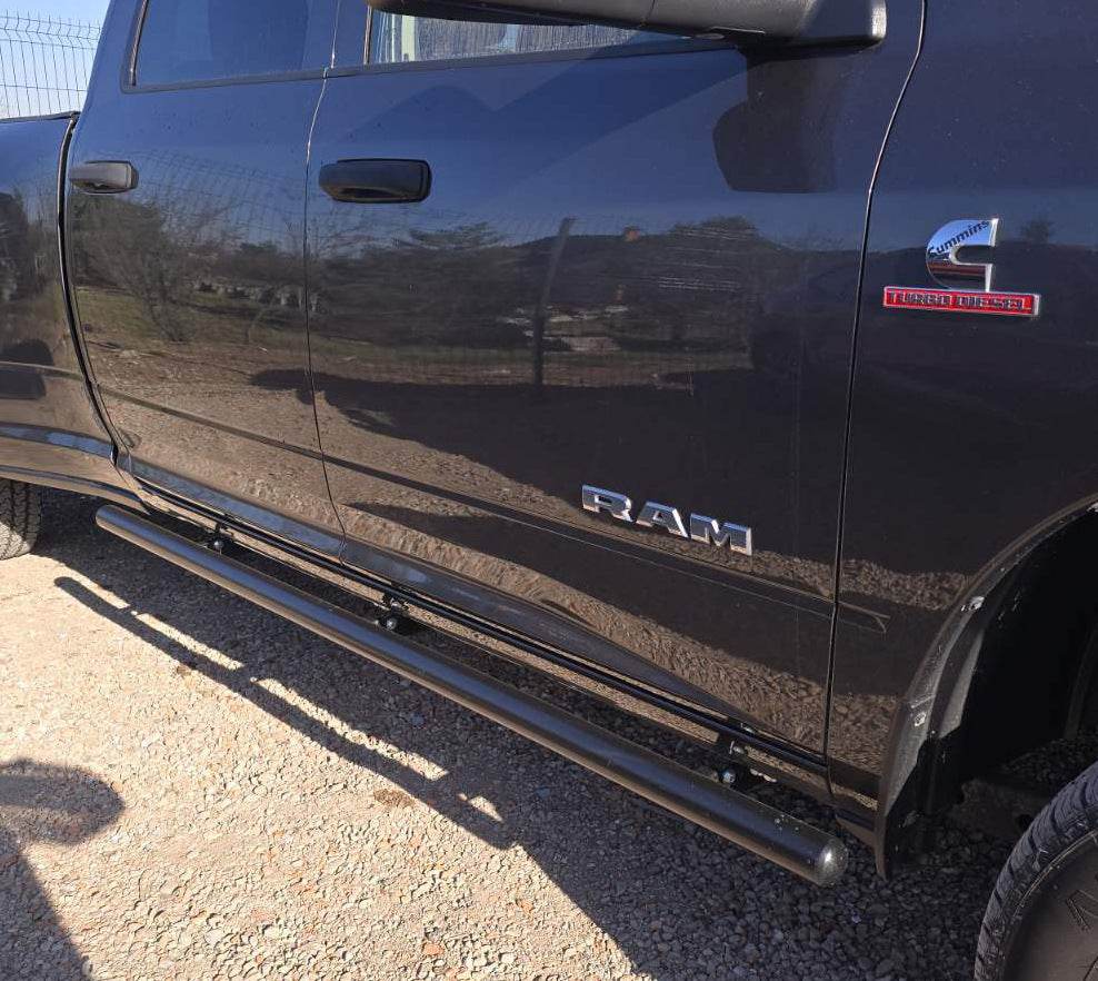 Side pipes standard (2 pieces, stainless steel) for Dodge RAM - Reelken Auto