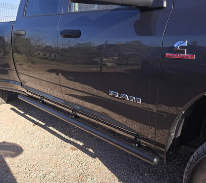 Side pipes standard (2 pieces, stainless steel) for Dodge RAM - Reelken Auto