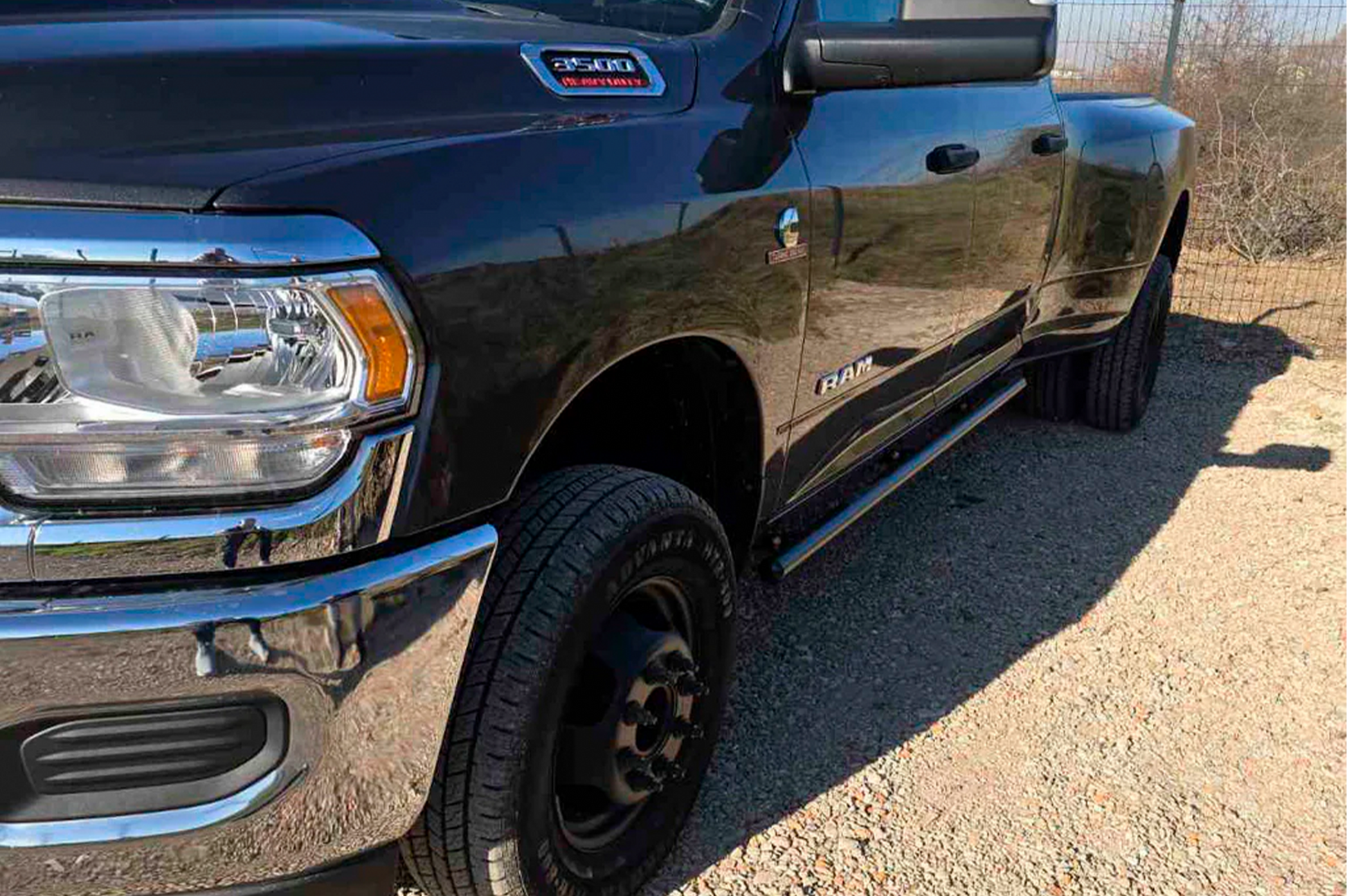 Side Standard Pipes (2 pcs, Stainless Steel) for Dodge RAM (DT) 2018– - image 4
