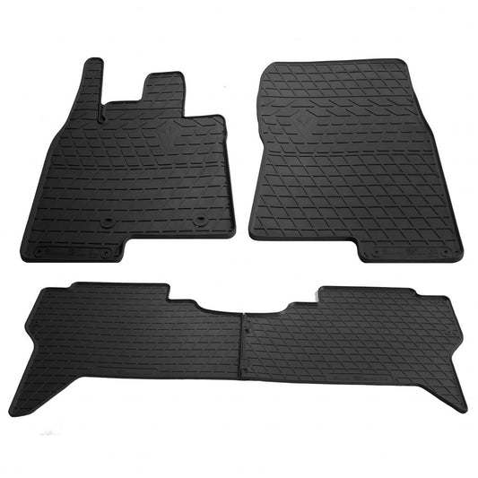 Rubber Floor Mats (4 pcs, Stingray Premium) for Mitsubishi Pajero Wagon IV 2006-2021 - image 1
