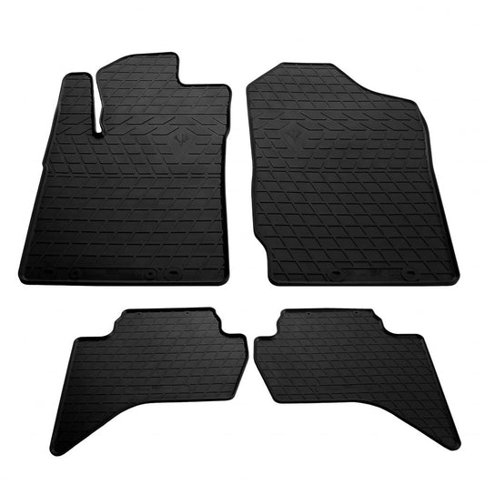 Rubber Floor Mats Arab (4 pcs, Stingray Premium) for Mitsubishi L200 2006-2015 - image 1