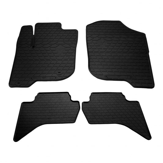 Rubber Floor Mats Europe (4 pcs, Stingray Premium) for Mitsubishi L200 2006-2015 - image 1