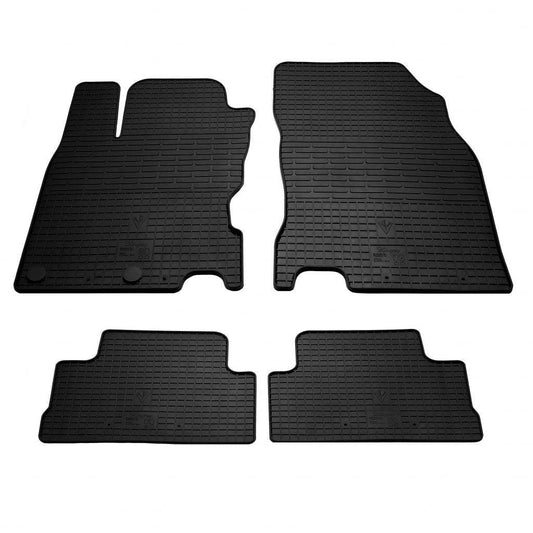 Rubber mats (4 pcs, Stingray Premium) for Nissan Qashqai 2014-2021 - Reelken Auto