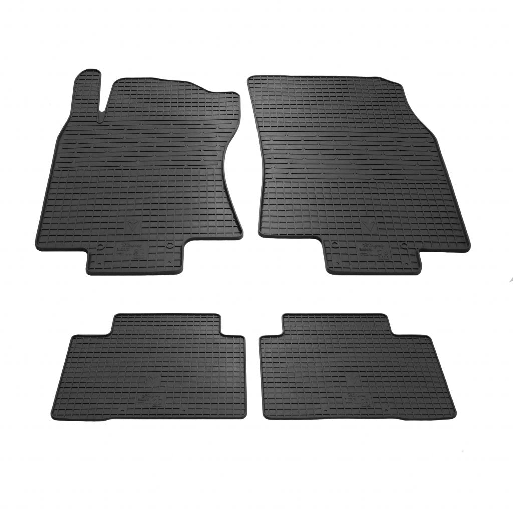 Rubber Floor Mats (4 pcs, Stingray Premium) for Nissan X-trail T32/Rogue 2014-2021 - image 1