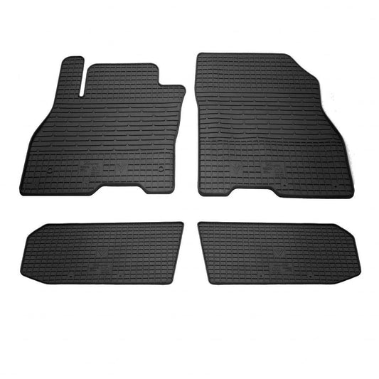 Rubber mats (4 pcs, Stingray Premium) for Nissan Leaf 2010-2017 - Reelken Auto