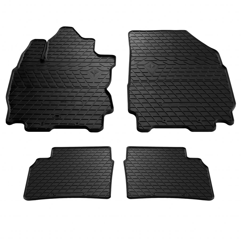 Rubber Floor Mats (4 pcs, Stingray Premium) for Nissan Note 2004-2012 - image 1