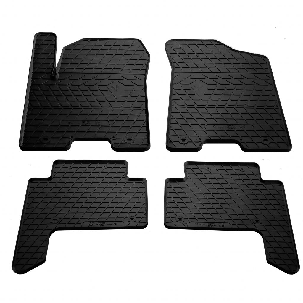 Rubber Floor Mats (4 pcs, Stingray Premium) for Infiniti QX56 2010-2013 - image 1