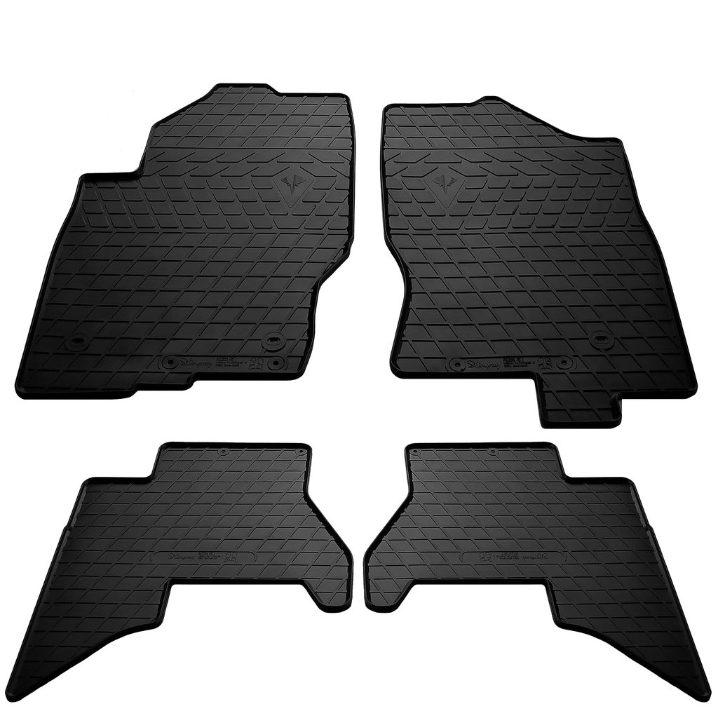 Rubber Floor Mats (4 pcs, Stingray Premium) for Nissan Pathfinder R51 2005-2014 - image 1