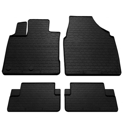 Rubber mats (4 PCs, Premium Stingray) for Nissan Qashqai 2010-2014 - Reelken Auto
