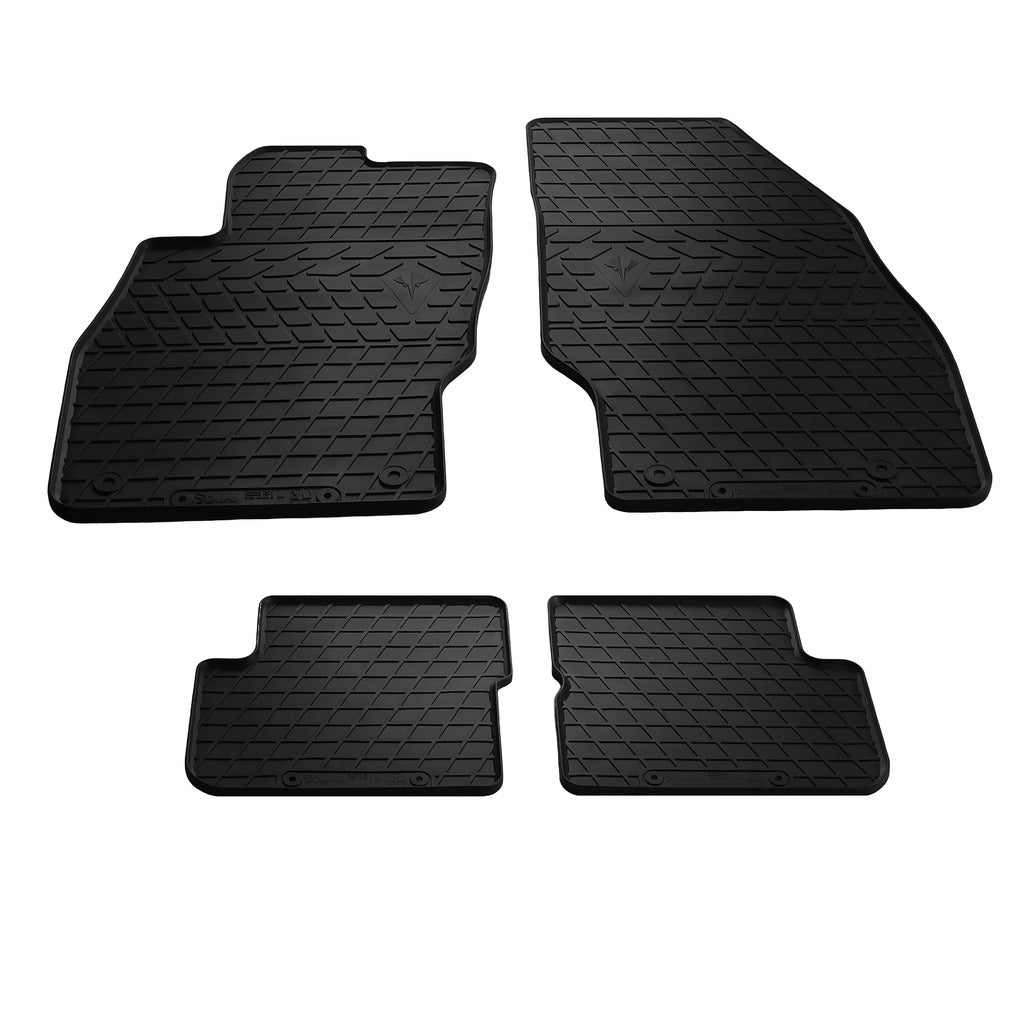 Rubber Floor Mats (4 pcs, Stingray Premium) for Opel Corsa D 2007-2014 - image 1