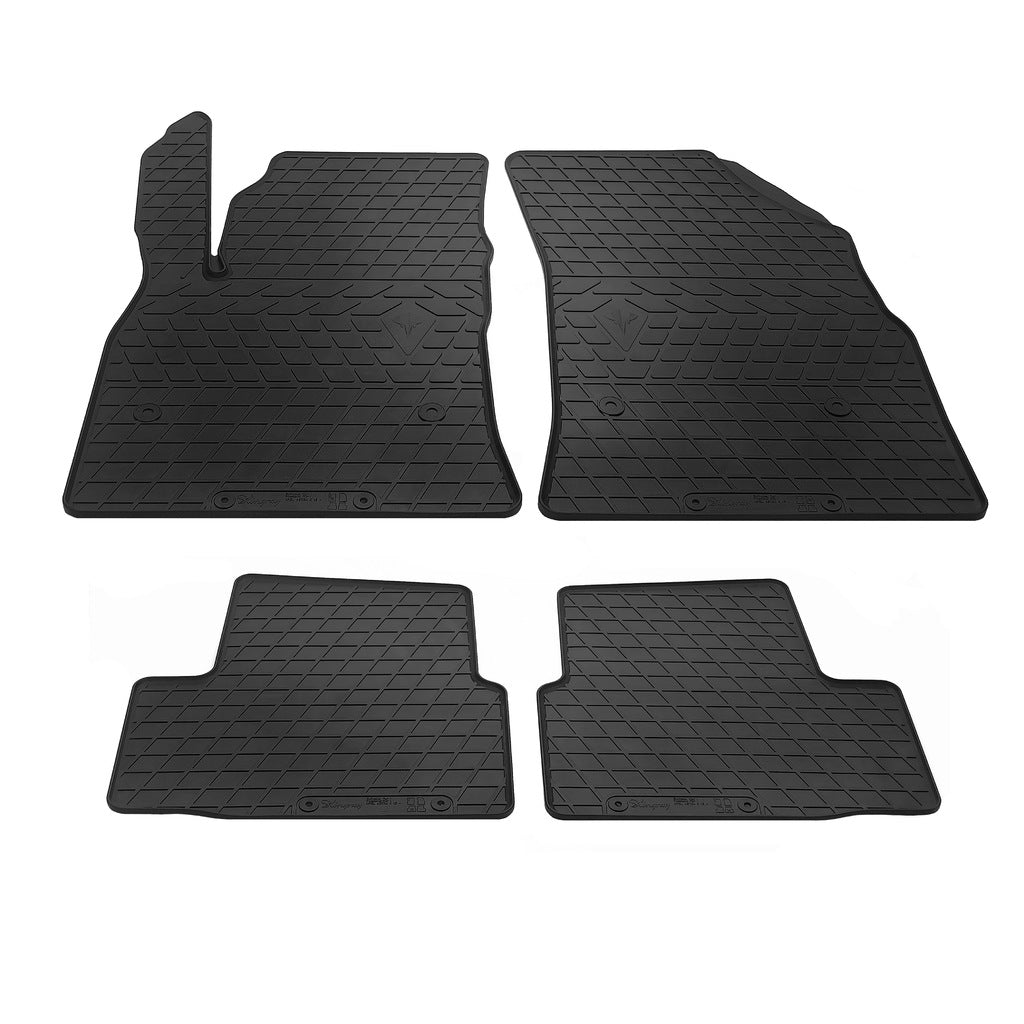 Rubber Floor Mats (4 pcs, Stingray Premium) for Opel Astra K 2016-2021 - image 1